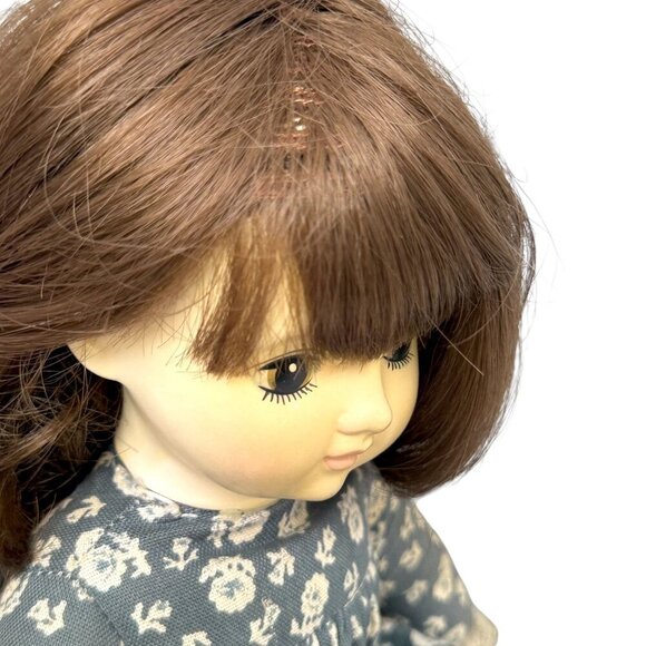 Vintage Doll Wind Up Musical Country Girl 13" Cottage Core - Picture 10 of 14